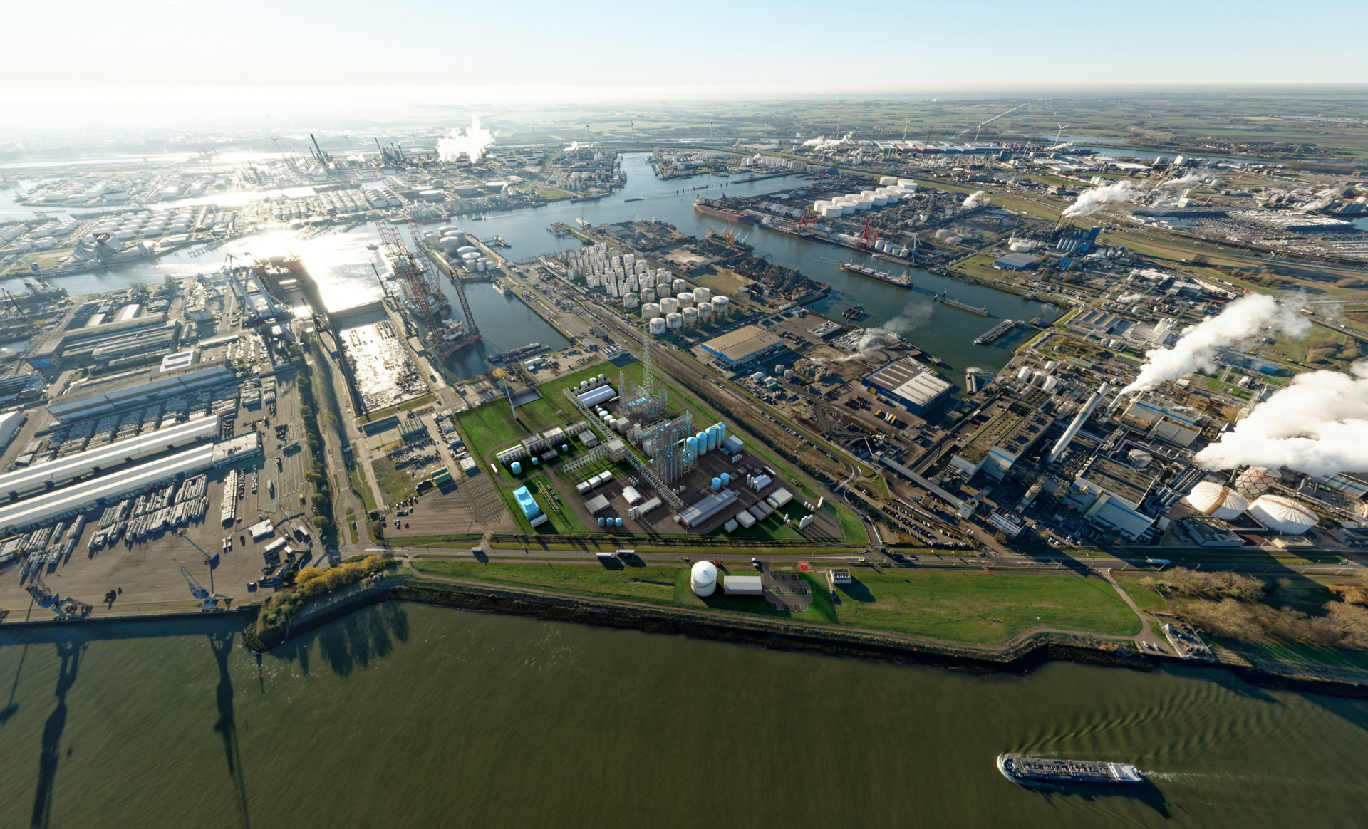 Port of Rotterdam CO<sub>2</sub> neutral in 2050